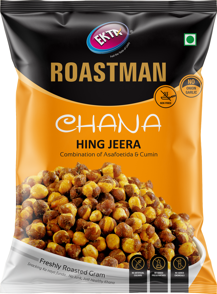 EKTA Roastman Roasted Chana Hing Jeera-200gm