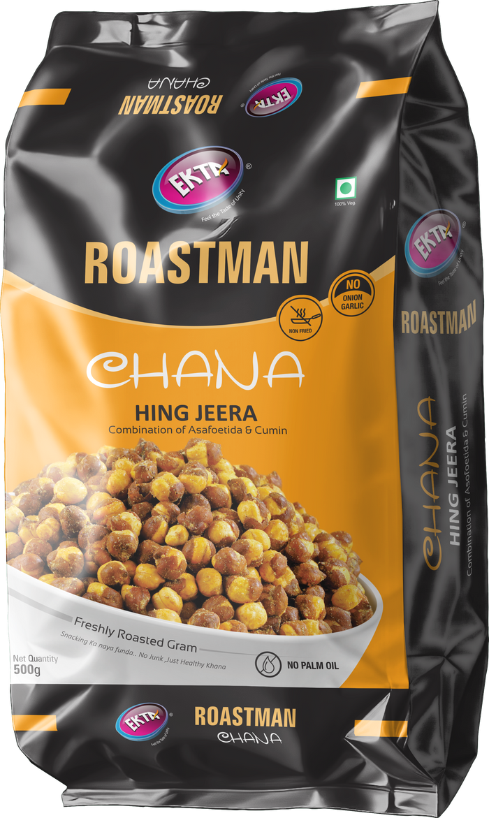 EKTA Roastman Roasted Chana Hing Jeera-500gm