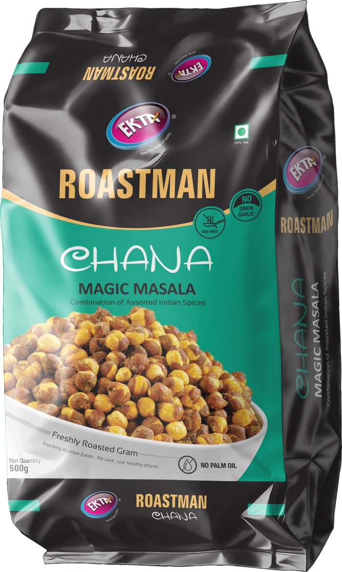 EKTA Roastman Roasted Chana Magic Masala-500gm