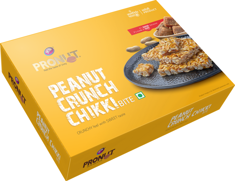PRONUT Peanut Crunch Chikki Bite-250gm