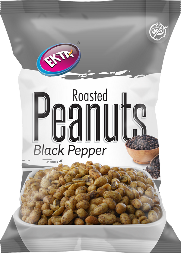 EKTA Roasted Peanuts Black Pepper-150gm