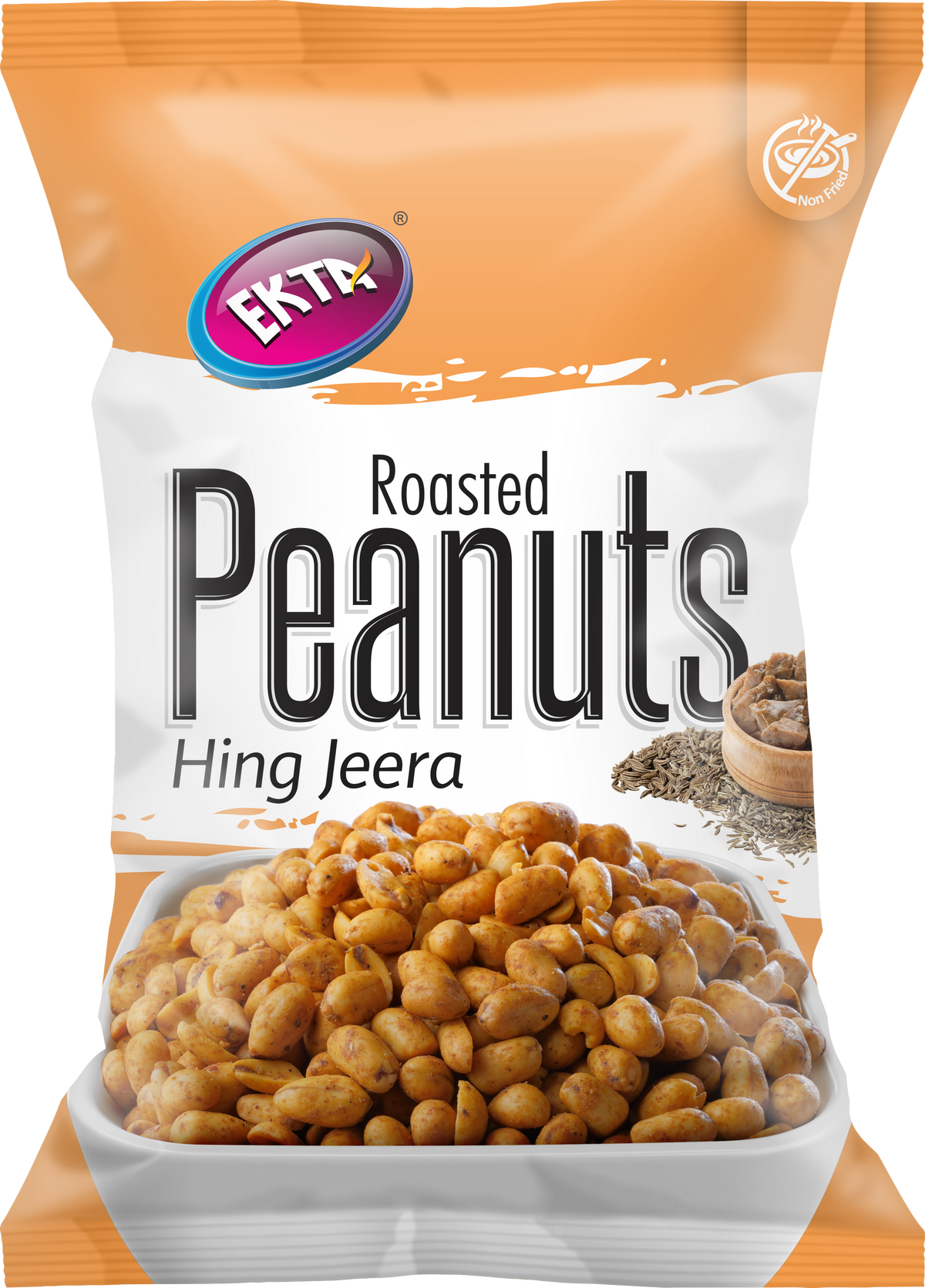 EKTA Roasted Peanuts Hing Jeera-150gm