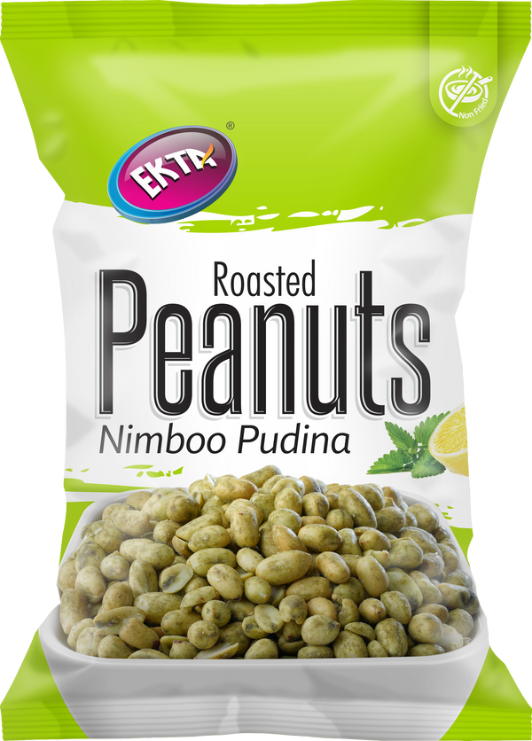 EKTA Roasted Peanuts Nimboo Pudina 150gm