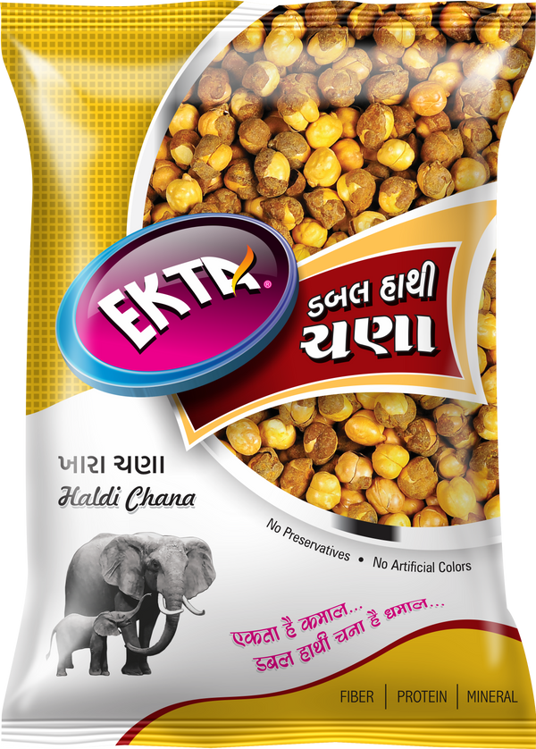 EKTA Double Hathi Haldi Chana-500gm