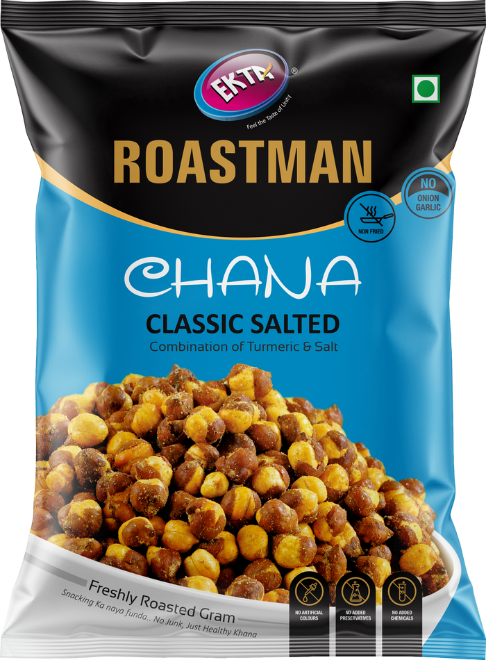 EKTA Roastman Roasted Chana Classic Salted-200gm