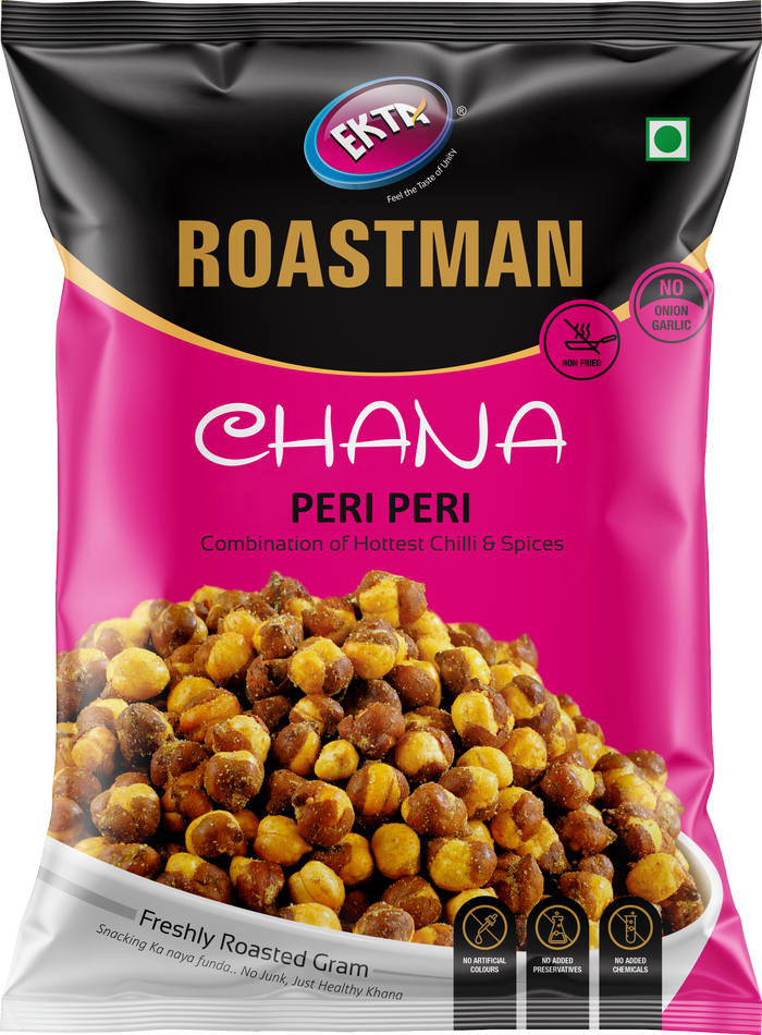 EKTA Roastman Roasted Chana Peri Peri-200gm