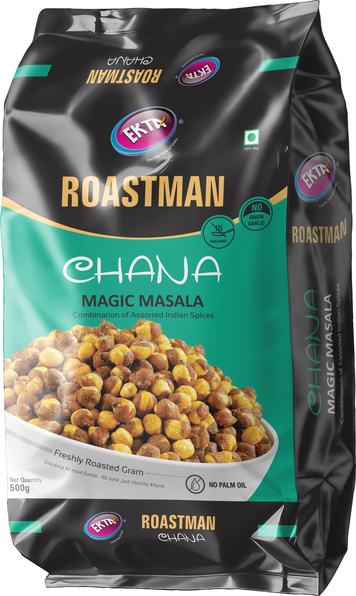 EKTA Roastman Roasted Chana Magic Masala-500gm